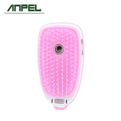 China Facial Comb Steam Water USB Scalp Massager Portable Filling Ionic Hair Brush /hair Brush for sale