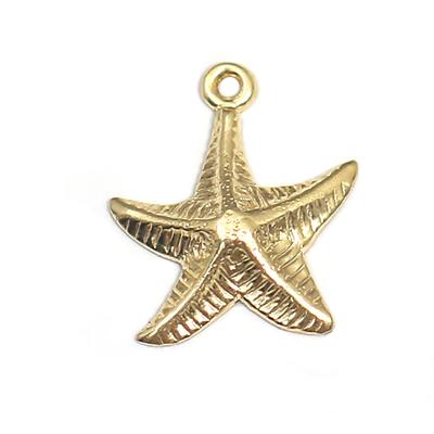 China Gifts888 TRENDY Dolphin Star Shape 14k Gold Filled Pendant Charms Creative Jewelry for sale