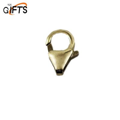 China 925Gifts 14K oGld Buckle Jewelry Handmade DIY Accessories Customizable Logo Customizable Logo for sale