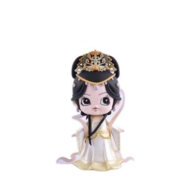 China Toy China Traditional OEM Costume Series Girl's Handmade Cute PVC Toy Ornaments Cartoon Costume for sale