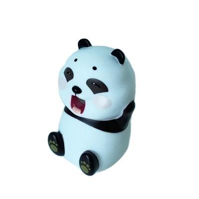 China Customized Logo Color Gift Panda Toy Cartoon Animal Figurine Children's Toy For Sale for sale