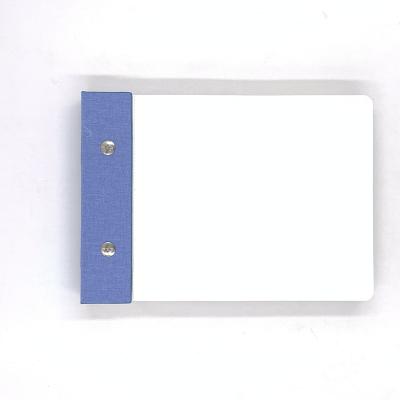 China Punched Teardrop Printed Off Thicken Blank Page Inner PU Leather A5 Notepad For Students Office Custom for sale