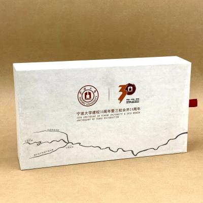 China 2022 Handmade College Gift Box Commemorative Custom Paper Box Paper Box for sale