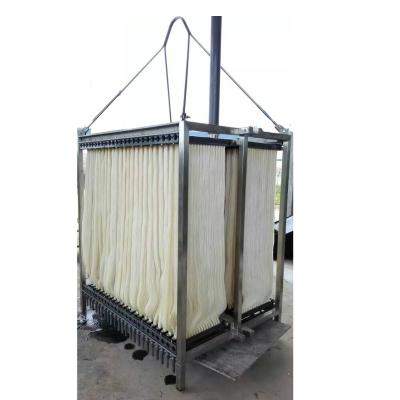 China Sewage Treatment Plant / Wastewater Treatment PVDF MBR Hollow Fiber Membrane Bioreactor Equipment for sale