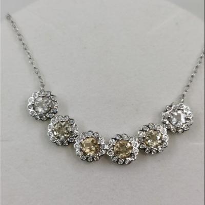 China Hot Selling Jewelry 925 Sterling Silver Necklace Custom FASHIONABLE Custom Sterling Silver Chain Necklace for sale