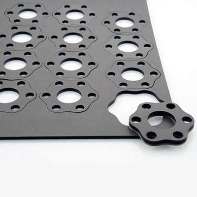 China Black Anodized Aluminum Machine Sheet Steel Laser Cutting Utility Laser Cutting Utility Sheet Metal Fabrication for sale