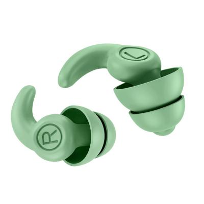 China Wholesale Hearing Protection Convenient Noise Reduction Soft Comfortable Silicone Earplugs à venda