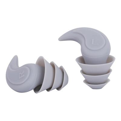 China Three Layers Anti Falling Off Sound Insulation Noise Reduction High Fidelity Silicone Earplugs en venta