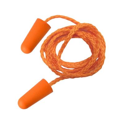 China Wholesale PU foam earplug cord high noise reduction earplug outdoor work flight study sleep soundproof earplugs Te koop