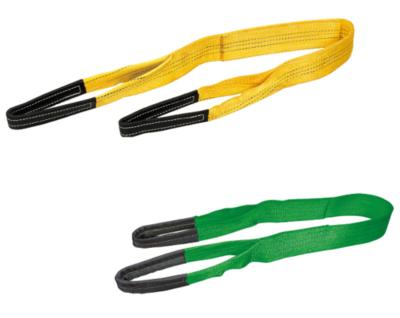 China Webbbing Flat Sling 1T 2T 3T Polyester Lifting Sling Belt Webbing Sling for sale