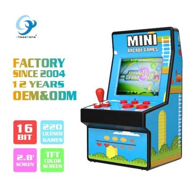 China 2019 Best Selling Practical Handheld Game Console 16 Bit Mini Arcade Bartop Machine Hand Held Retro Vintage Video Games For Kid CT-882X for sale