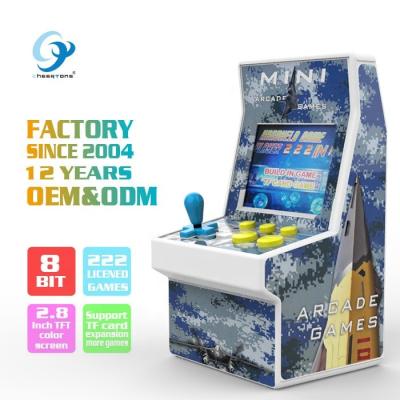 China Support Tf card expansion wholesale mini 8bit arcade handheld game console CT882T (not included) for sale