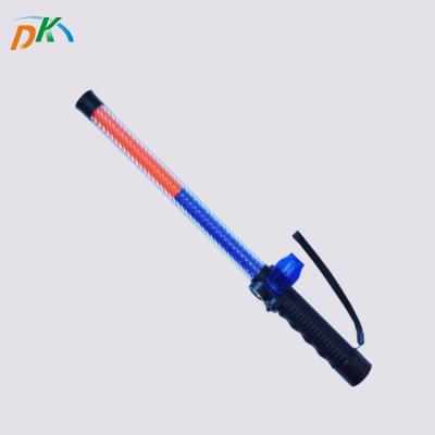 China Police Equipment PC Material Flashing Warning Light Portable Spotlight Whistle Magnetic Flasher Stick for sale