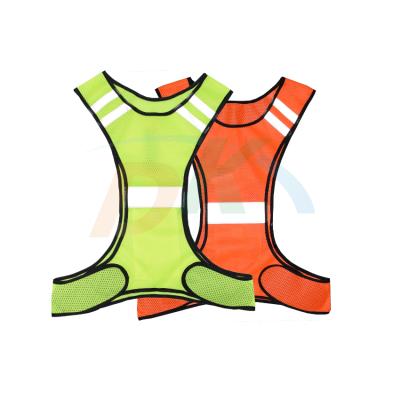 China 2021 New Design LED SNAPSHOT Safety Working Recycling Jogging Reflective Vest For Flash LED Warning Sports Reflective Vest for sale