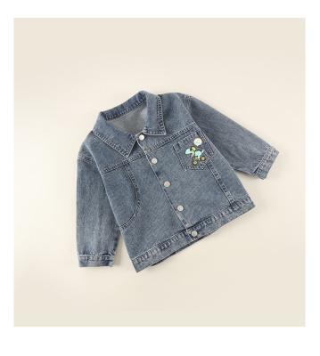 China 2021 Autumn Fall Children's Wholesale Hot Selling Multi Color Denim Jean Jacket Breathable for sale