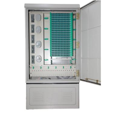 China Superior Quality Outdoor 288 Core Distribution Fiber Optic Cross Connect Cabinet 288core for sale