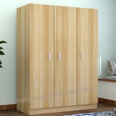 China (Other) Adjustable Wooden Wardrobe With 3 Doors For Bedroom Cabinet Furniture for sale