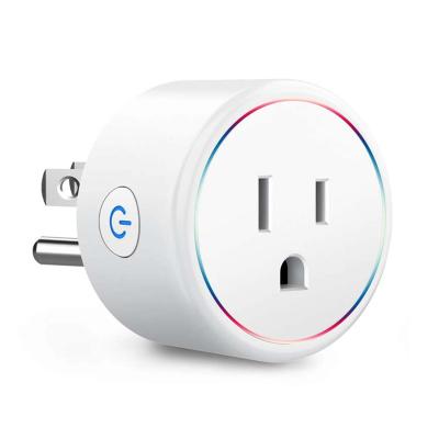 China Dual USB Ports WiFi Socket USA MX CA JP 10A 16A Smart Charging USA Smart Socket For Smart Home Google Alexa Echo FCC RoHs WiFi Smart Plug for sale