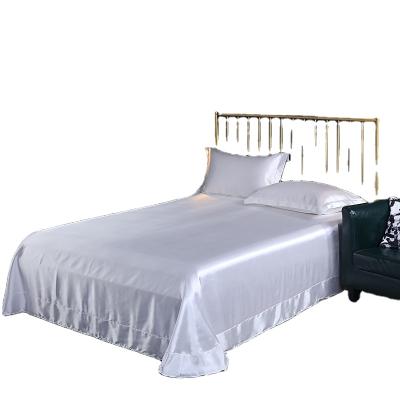 China Luxury Silk Fitted Sheet Made of High Quality Eco-Friendly Silk Sheets for sale