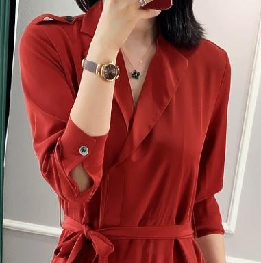 China New style anti-static elegant silk dress ladies used long silk dress silk dresses women for sale