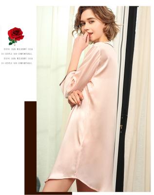 China QUICK DRY silk sleepwear set satin nightwear high quality silk terno sleepwear silk for sale