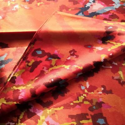 China Pure Silk Satin Square Scarf Digital Print Silk Scarf for sale