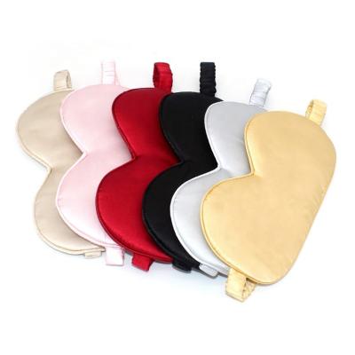 China custom made silk eye mask Anti-wrinkle 100% pure silk eye sleep mask silk eye mask for sale