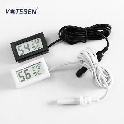 China 1.5M Cable Mini Embedded Electronic Digital Temperature and Humidity Display for Reptile Pet Box VEDTH-312 for sale