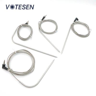 China Food Grade Temperature Sensor Thermistor 10K NTC 100K BBQ Temperature Probe for sale