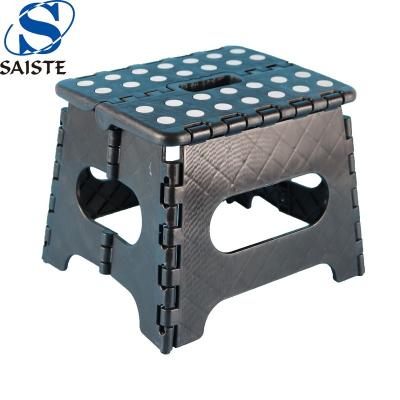 China 8 Inch High Waist Non-slip Fashion Small Child Portable Plastic Folding Step Stool for sale