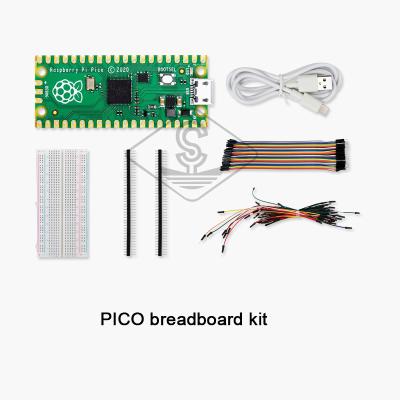 China Raspberry Pi PICO Breadboard Kit Low Power Dual-Core Processor Raspberry Pi PICO Development Board Experimental Suite I/O Expansion Board RP2040 Chip for sale