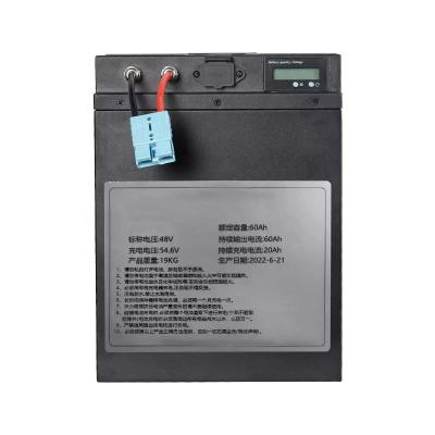 China 48v 60ah deep cycle battery BOATS bicycle lithium ion battery ternary rechargeable electric e-bike battery for sale