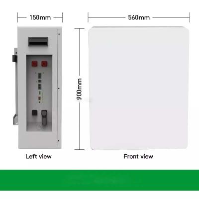 China Large Wall Battery Pack Lithium Battery 48V 100Ah Household Lithium Battery Charger LiFePO4 Storage Solar Energy Systems for sale