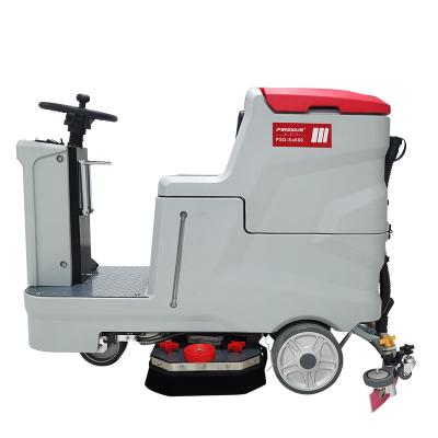 China Warehouse Floor Scrubber Dryer Machine Industrial Floor Washer 70L Tank for sale