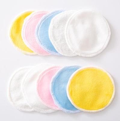 China Private Label Reusable Face Cleansing Custom Make Up Velvet Bamboo Remover Pads Organic Cotton Bamboo Soft Pads for sale