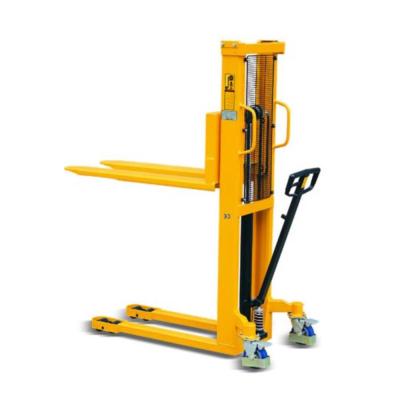 China Hydraulic Manual Pallet Lift 1000kg Stacker for sale