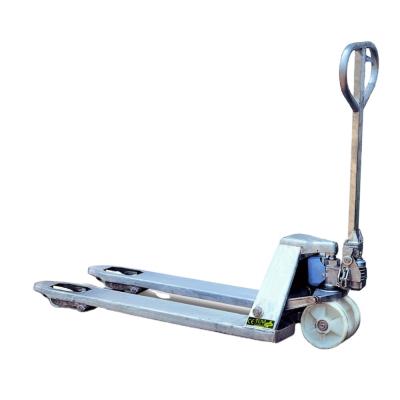 China Building Material Stores Stainless Steel SUS304&SUS316 Hydraulic Hand Pallet Truck for sale