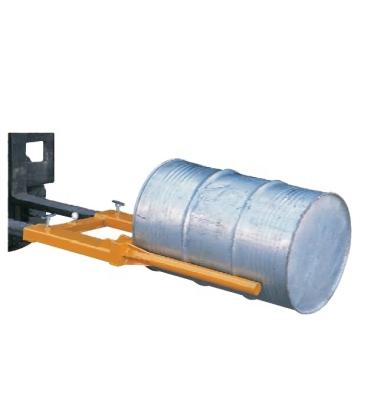 China Building Material Shops Push Mounted Type Drum Forklift for sale