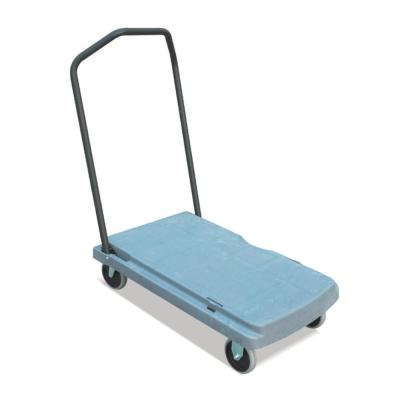 China High quality plastic tools platform cart / plastic platform hand truck for sale