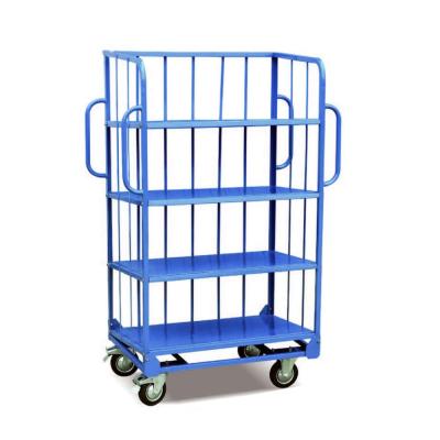 China Tools 3-Sided Platform Hand Truck / Sloping Storage Cart for sale