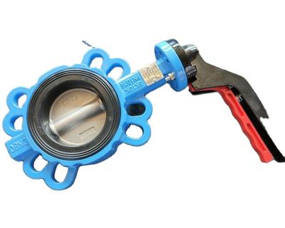 China Aluminum Alloy Wafer General Flanged Butterfly Valve for sale