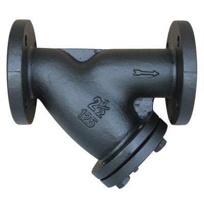 China General cast iron double clamp y strainer class125/150 for sale