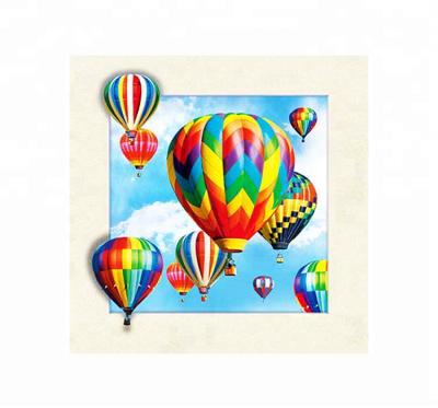 China World hot air balloon 5D image decor beautiful view 5D lenticular image for sale