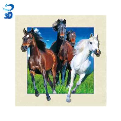 China Worldwide Animal Picture 5D Horse 3D Lenticular Picture Posters Customized for sale