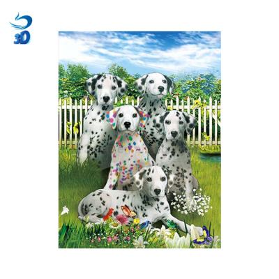 China NEW Europe 3D Image Dog Images 3d Lenticular Poster 3d Image Design for sale