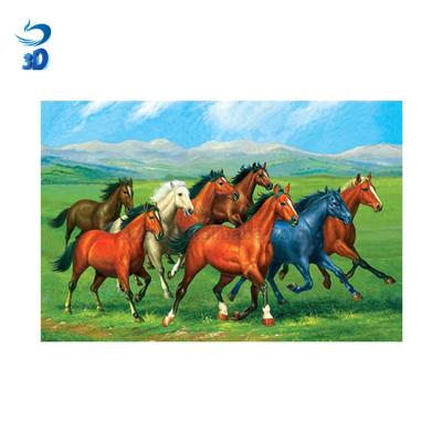 China Worldwide 40x60cm 3d 3d effect picture lenticular horse picture for sale for sale