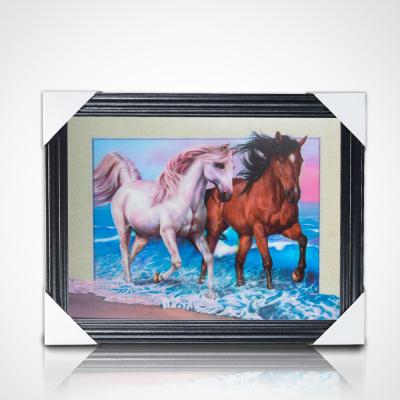 China Wood Customize Decorative MDF Frame 3d Lenticular Picture Frames for sale