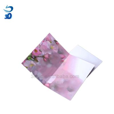 China Worldwide Lenticular 3D Invitation Card Custom Wedding Anniversary Greeting Card for sale