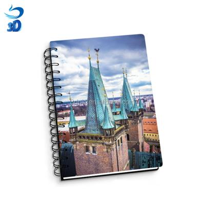 China Cheap Bulk 3D A5 School Notebook 3D Lenticular Cover Notebook 3d Lenticular Notebook for sale