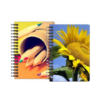 China cheap 3d notebooks from 3d/flip/animation etc. custom 3d lenticular flower images notebook for kids for sale